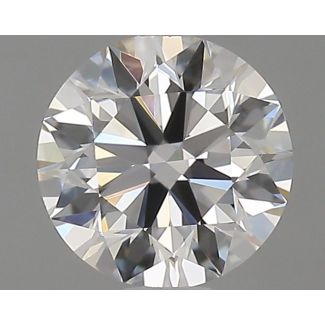 0.5 Carat Round E VS1 EX GD GIA Natural Diamond