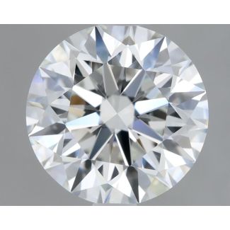 1.3 Carat Round F VVS1 EX GIA Natural Diamond