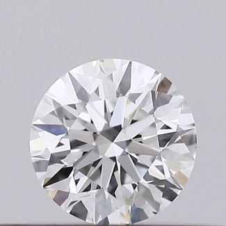 0.23 Carat Round D VVS1 EX GIA Natural Diamond