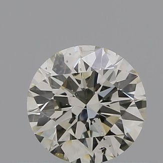 0.30 Carat Round J SI2 EX IGI Natural Diamond