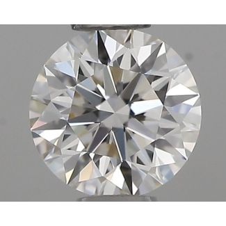 0.34 Carat Round H VVS1 EX IGI Natural Diamond