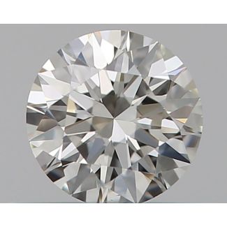 0.30 Carat Round I VS1 EX VG GIA Natural Diamond