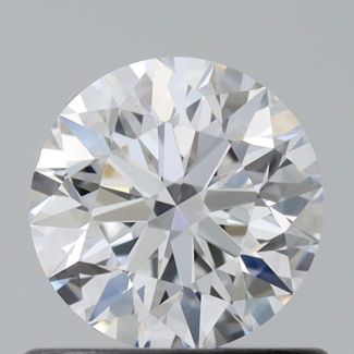 0.6 Carat Round E VVS2 EX VG GIA Natural Diamond