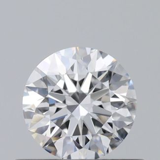 0.41 Carat Round D VVS1 EX GIA Natural Diamond