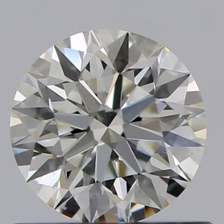 0.60 Carat Round I VS1 EX GIA Natural Diamond