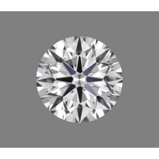 0.44 Carat Round E VVS1 EX GIA Natural Diamond