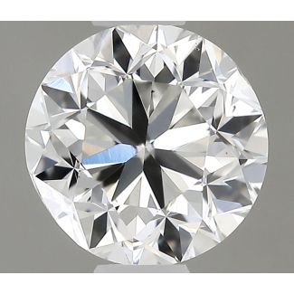 0.5 Carat Round F VS2 GD EX IGI Natural Diamond