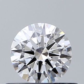 0.45 Carat Round D VS2 EX GIA Natural Diamond