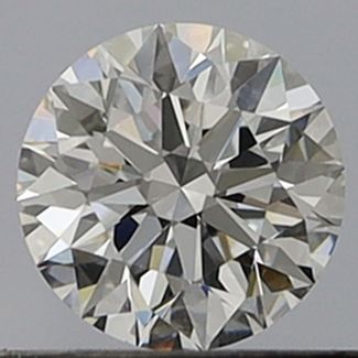 0.43 Carat Round F IF EX GIA Natural Diamond