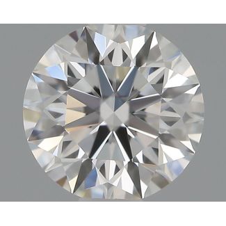 0.54 Carat Round G VVS2 EX GIA Natural Diamond