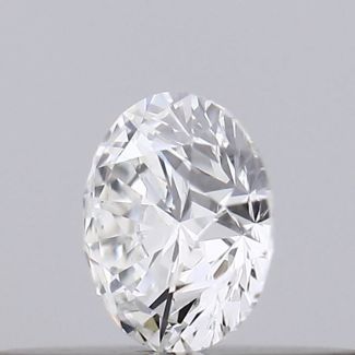 0.19 Carat Round F SI1 EX VG GIA Natural Diamond