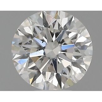 0.4 Carat Round G SI2 EX GIA Natural Diamond