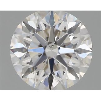 0.51 Carat Round E VS2 EX GIA Natural Diamond