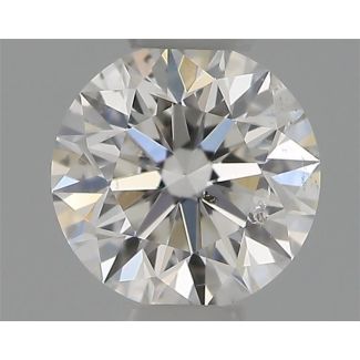 0.30 Carat Round G SI2 EX GIA Natural Diamond