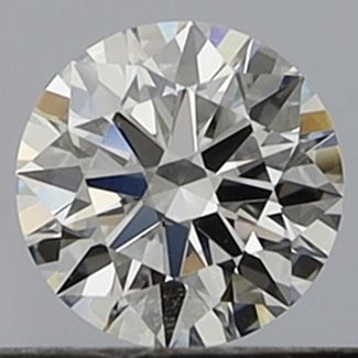 0.31 Carat Round D VVS2 EX GIA Natural Diamond