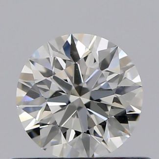 0.45 Carat Round H VS1 EX VG GIA Natural Diamond