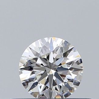 0.34 Carat Round G VS2 VG EX GIA Natural Diamond