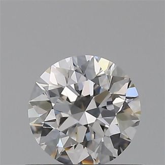 0.50 Carat Round E VVS1 EX VG GIA Natural Diamond