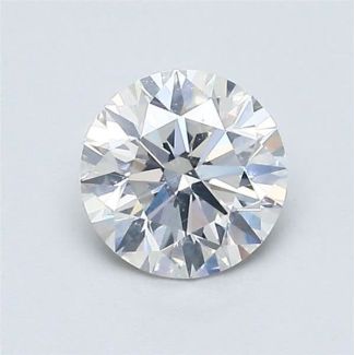 0.81 Carat Round G SI2 EX GIA Natural Diamond