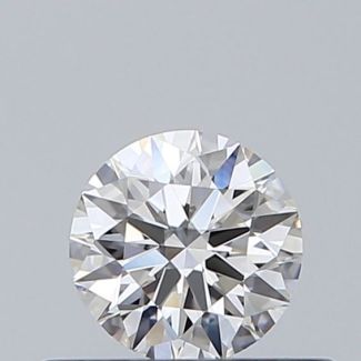 0.34 Carat Round F VVS1 EX VG GIA Natural Diamond