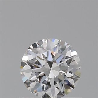 0.53 Carat Round D SI1 EX GIA Natural Diamond