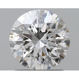 1.5 Carat Round F SI2 EX GIA Natural Diamond