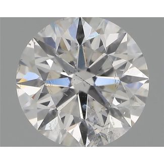 0.60 Carat Round E SI2 EX GIA Natural Diamond