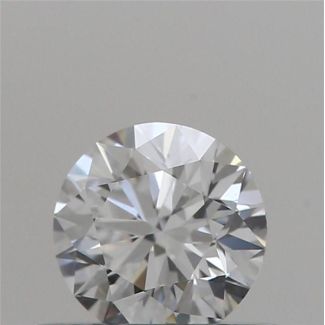 0.35 Carat Round E VVS1 EX GIA Natural Diamond