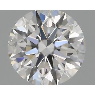 0.30 Carat Round F SI2 EX GIA Natural Diamond