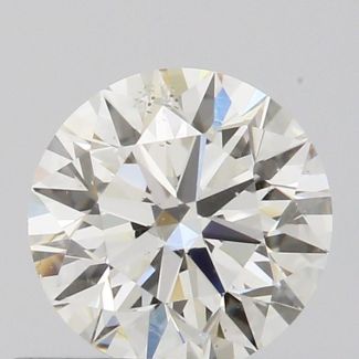 0.5 Carat Round H SI1 EX VG GIA Natural Diamond