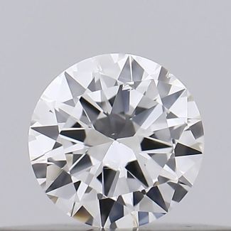 0.18 Carat Round E SI1 VG EX GIA Natural Diamond