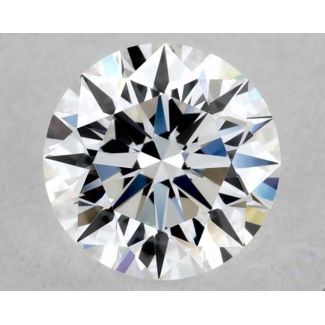 0.31 Carat Round E VVS1 EX VG GIA Natural Diamond