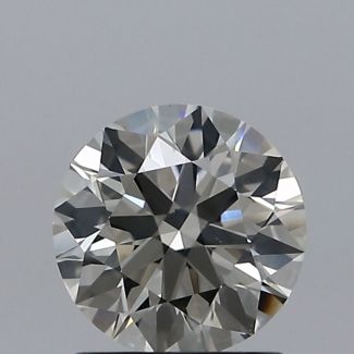 1.00 Carat Round J SI2 EX GIA Natural Diamond