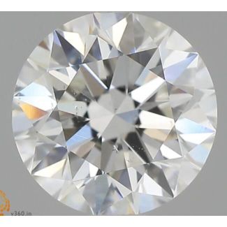 1.0 Carat Round H SI1 EX GIA Natural Diamond