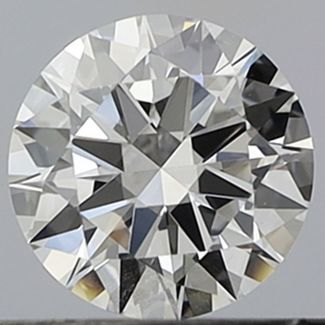 0.43 Carat Round E VVS1 EX GIA Natural Diamond