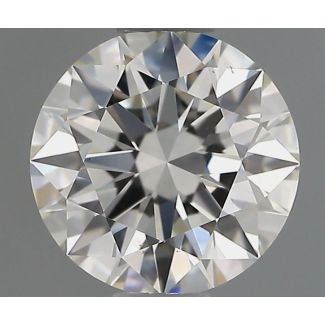 0.6 Carat Round H VS2 EX IGI Natural Diamond