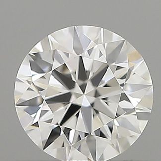 0.37 Carat Round E VVS1 EX GIA Natural Diamond