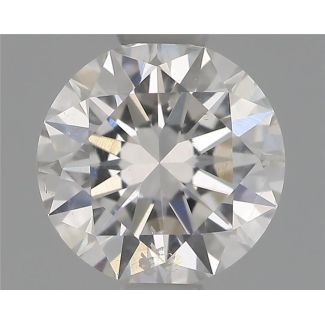 0.60 Carat Round E SI2 EX GIA Natural Diamond