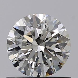 0.60 Carat Round H VS1 EX GIA Natural Diamond