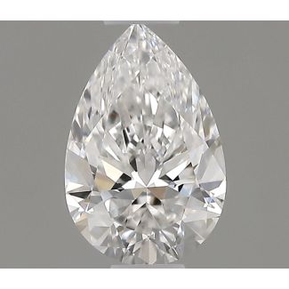 0.4 Carat Pear E VVS1 - EX VG GIA Natural Diamond