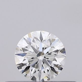 0.23 Carat Round G VVS2 EX VG GIA Natural Diamond