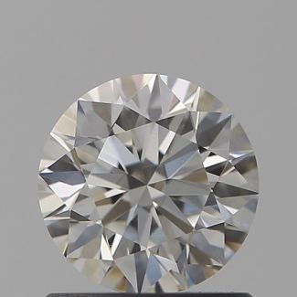 0.80 Carat Round H VVS2 EX GIA Natural Diamond