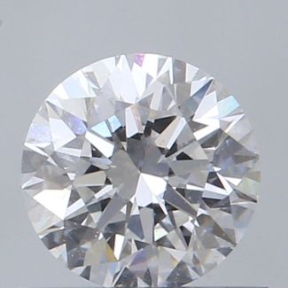 0.58 Carat Round D VVS1 EX GIA Natural Diamond