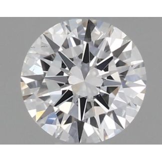 0.4 Carat Round D VS2 EX GIA Natural Diamond