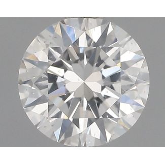 0.45 Carat Round F SI2 EX GIA Natural Diamond