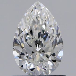 0.71 Carat Pear F SI1 - VG GIA Natural Diamond