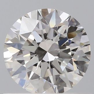 0.51 Carat Round H VVS2 EX GIA Natural Diamond