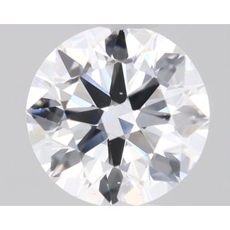 0.74 Carat Round E VS2 EX GIA Natural Diamond