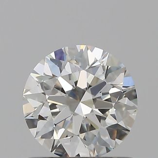 0.7 Carat Round H VS1 EX GIA Natural Diamond