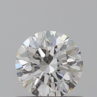 0.5 Carat Round E SI1 EX GIA Natural Diamond